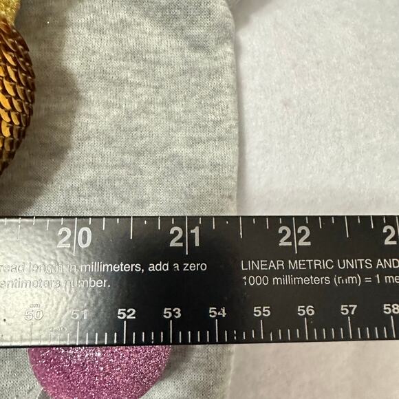 Ugly Christmas Sweater Reindeer LIGHTS UP Tinsel Xmas Party Winner Size Medium - Picture 4 of 5